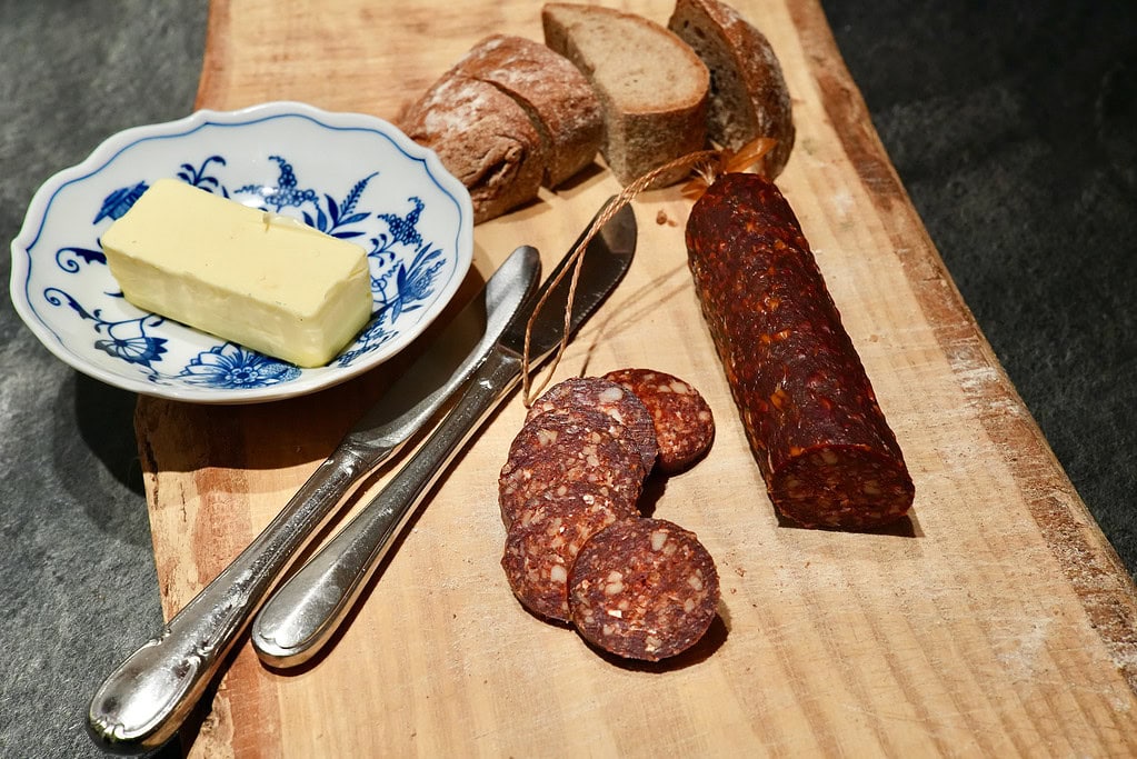 Milchschafhof Gstatter Reit im Winkl - Brotzeit