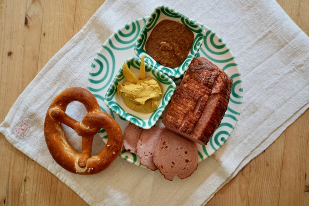 Leberkäse aus Schafsfleisch, Milchschafhof Gstatter